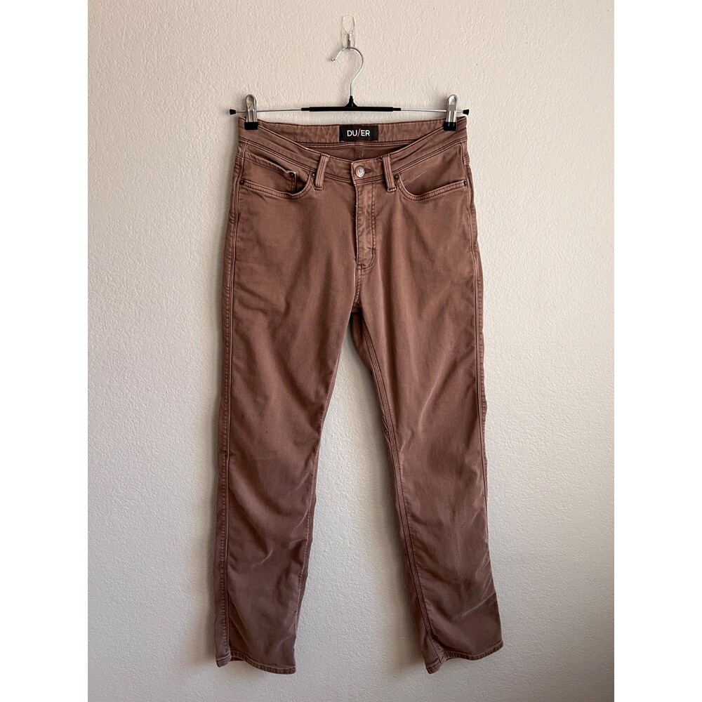 DU/ER Men's No Sweat Straight Pant in Gull (Brown) Size 31 *READ*